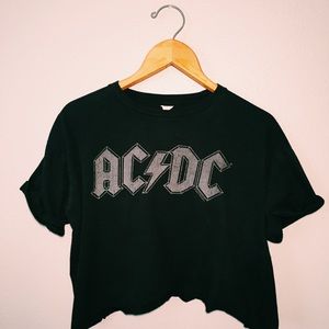 ACDC | black crop top